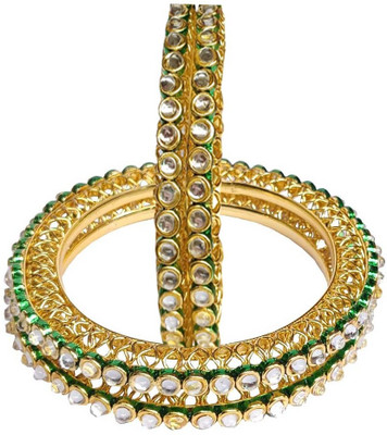DENICRAAS Alloy Gold-plated Bangle Set(Pack of 4)