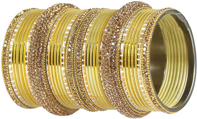 ZADLAXAR Metal Zircon Bangle Set