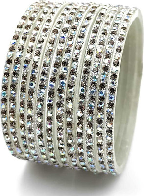 RAF dukan Crystal Cubic Zirconia Bangle(Pack of 12)