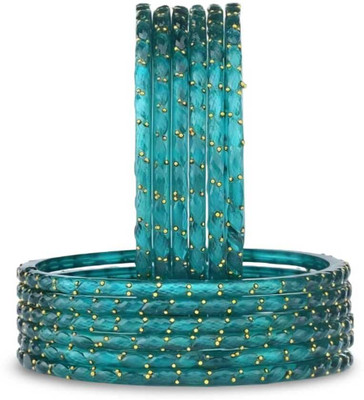 ARENTERPRISES Glass Bangle(Pack of 12)