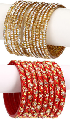 1st Time Glass Bangle Set(Pack of 20)
