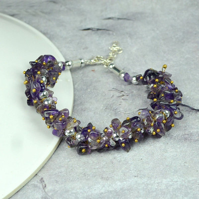 REIKI CRYSTAL PRODUCTS Stone, Amethyst, Crystal Beads, Crystal Bracelet