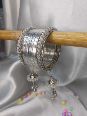 Heart to Art Creations Metal Bangle Set(Pack of 14)