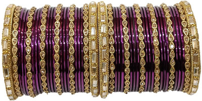 LYBASHINE Metal, Alloy Beads Gold-plated Bangle Set