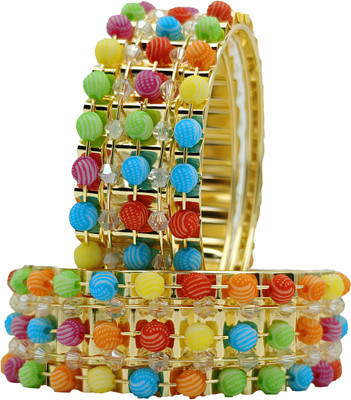 Oneys collection Alloy Gold-plated Bangle Set(Pack of 6)