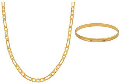Juneja Enterprises Alloy Gold-plated Kada(Pack of 2)