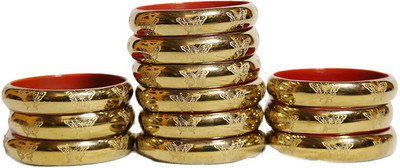 Beniwal Collection Glass Bangle Set(Pack of 12)