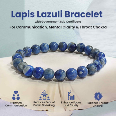 SOLAVA Lapiz Lazuli Crystal Bracelet
