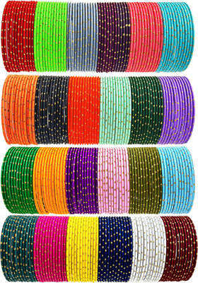 hand kkrafts Metal Bangle Set(Pack of 10)