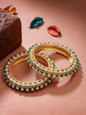 ANOUK Alloy Gold-plated Bangle Set(Pack of 4)