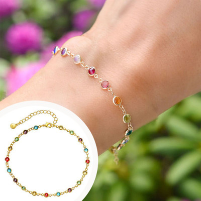 VAMA Metal Crystal Gold-plated Bracelet