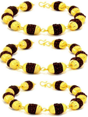 HouseOfCommon Wood Bracelet Set(Pack of 3)