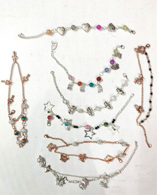DIVINE Alloy Charm Bracelet(Pack of 5)