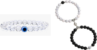 Malas Collection Stone, Crystal Bracelet Set(Pack of 2)