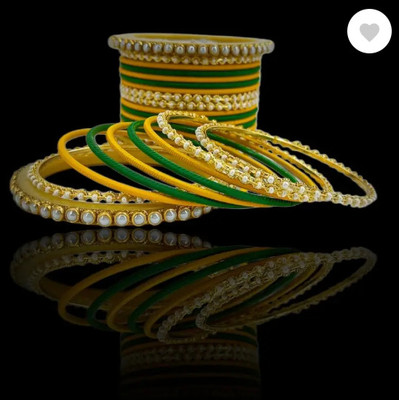 ELITEBAZAAR Metal Silver Bangle Set(Pack of 2)