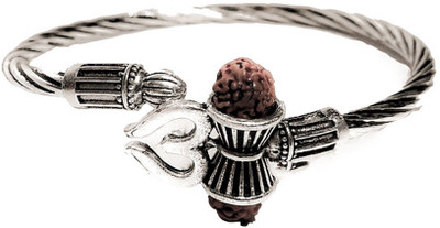 Ruhi Collection Brass Silver Coated Kada