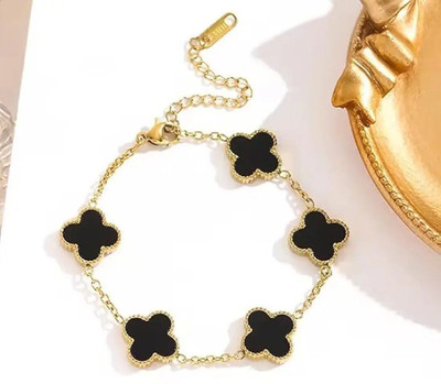 REVERSEA Copper Cubic Zirconia Gold-plated Kada