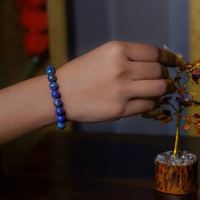 SUKHAD Lapiz Lazuli Beads Bracelet