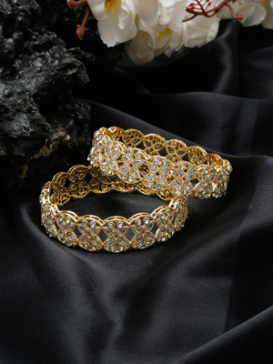 ANOUK Alloy Gold-plated Bangle Set(Pack of 2)