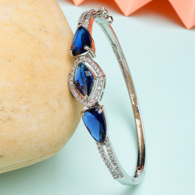 ZENEME Brass Rhodium Bracelet