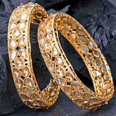Sukkhi Alloy Gold-plated Bangle Set(Pack of 2)