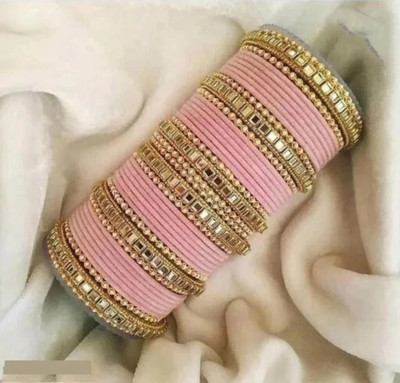 Chiming Metal Bangle Set(Pack of 10)