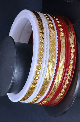 VIVEKANANDA SHOP Plastic Gold-plated Shakha Pola(Pack of 4)