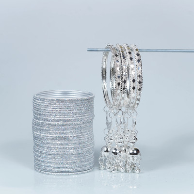 Ink innaka Metal Bangle Set(Pack of 40)