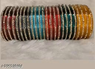 ssbs Glass Zircon Bangle Set(Pack of 24)