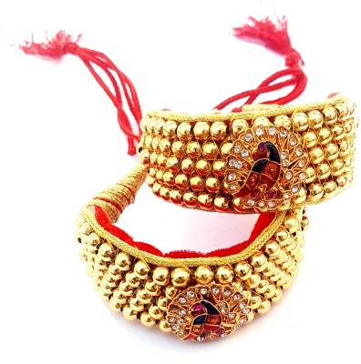 Maruti Rajasthan Alloy Gold-plated Armlet Set