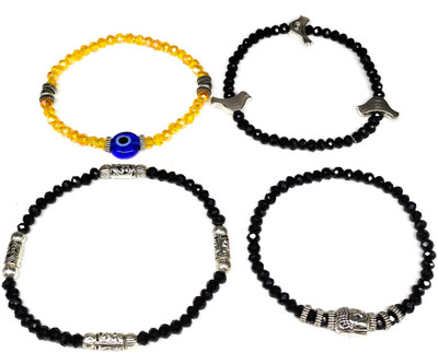 Daivya Wellness Stone, Crystal Beads Bracelet Set(Pack of 4)