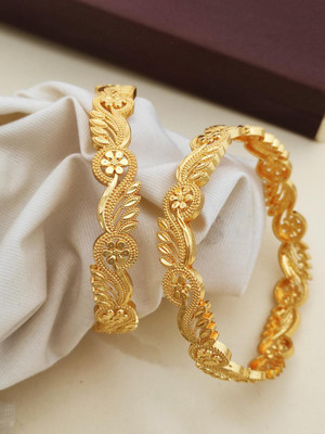 Kriva Trading Alloy Bangle(Pack of 2)
