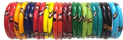 ZUMKA Glass Bangle Set(Pack of 24)