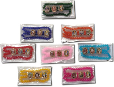 GURU JI CREATION Plastic Bracelet Set(Pack of 8)