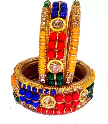 RADHA MOHAN EMPIRE Glass Kada(Pack of 6)