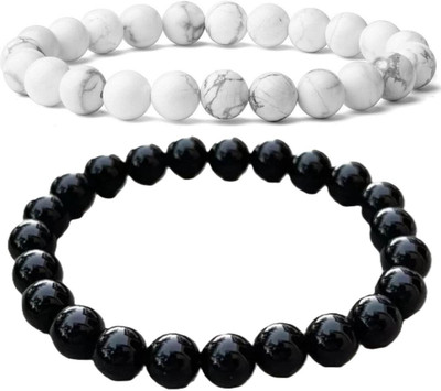 HouseOfCommon Brass, Stone, Crystal, Plastic Bracelet(Pack of 2)