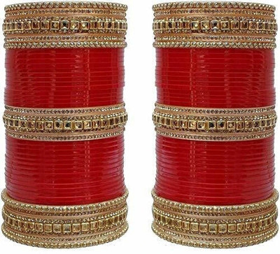 Varsha Plastic Cubic Zirconia Chudas(Pack of 10)