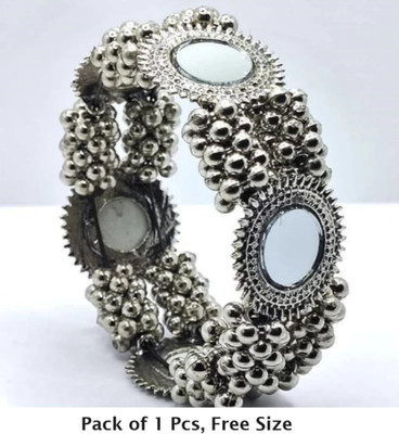 PRASUB Alloy Silver Coated Bangle