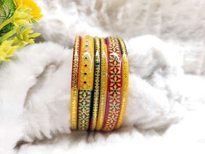 Radheraani Plastic Bangle Set(Pack of 6)