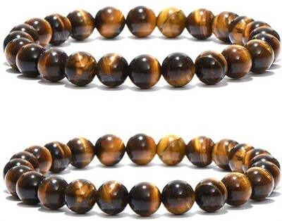 NAVYA ART Crystal, Tiger's Eye Beads, Agate, Crystal, Jade, Quartz Bracelet