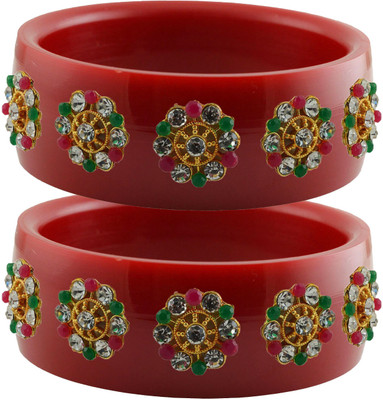 maya fashion Alloy Bangle(Pack of 2)