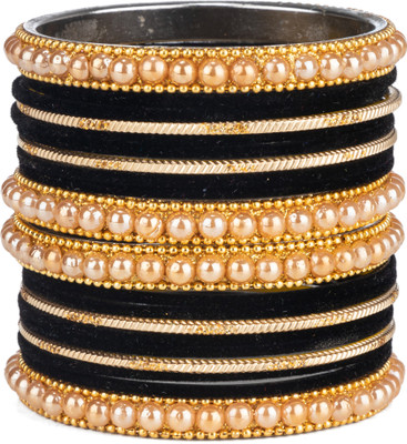 Mamon Creations Alloy Gold-plated Bangle Set(Pack of 20)