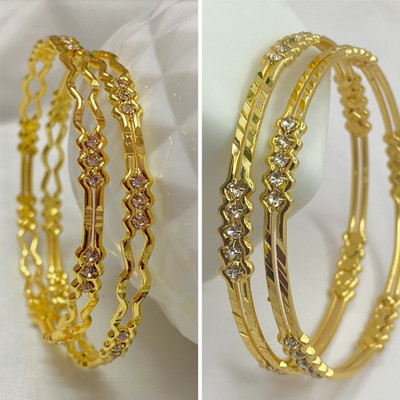 AARTISAI Alloy Gold-plated Bangle Set(Pack of 2)