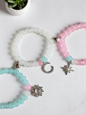 Amit Fashion Alloy Beads Bracelet Set(Pack of 3)