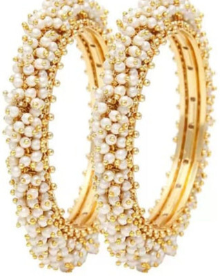 Misba Premium Collections Brass Bangle Set(Pack of 2)