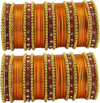 Vidhya Kangan Brass Bangle(Pack of 10)