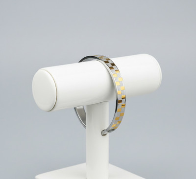 Vinayak Stainless Steel Gold-plated, Silver Coated Kada