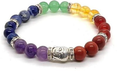 VIBESLE Stone, 7 Chakra Beads, Crystal Charm Bracelet