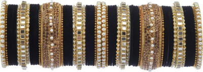 ELITEBAZAAR Metal Silver Bangle Set(Pack of 58)