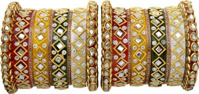 Hamna Fashion Plastic Zircon Bangle Set(Pack of 2)